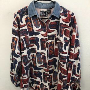 Quizz Long-Sleeve Boots Button Up